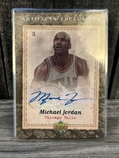 Upper Deck 2007-08 Artifacts Michael Jordan #220 Bulls Auto BEAUTY GRADE IT  picture