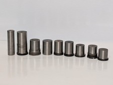 Unbranded various lot of 9 precision ground steel cylindrical parallels spacers picture