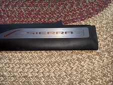 2019-2027 GMC Sierra Next Gen Front Door Sill Plates 84529477 Jet Black OEM picture