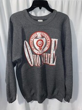 Vintage Ohio State University Buckeyes Dark Gray FOTL Sweatshirt XL Made in USA picture