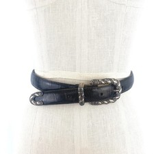 Brighton Women's Black Leather Belt 1