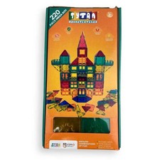 Tytan Magnetic Tiles 220 Piece Building Blocks – Kids STEM Construction Set picture