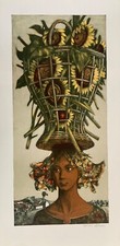 Jean-Pierre Alaux Original Lithograph Signed Surrealism Autumn Salon Art picture