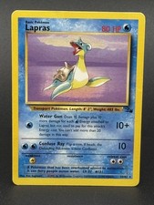 Lapras (25) Unlimited Rare Fossil 25/62 dmg picture
