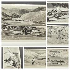 RPPC ~ 6 Winter Snowy Scenes from Sun Valley Resort Idaho picture