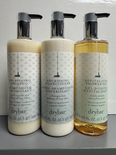 3 PACK  DRYBAR Shampoo Conditioner Body Wash SET 16.9oz 500mL Jasmine Vanilla picture