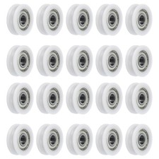 20pcs U608ZZ Nylon Pulley U-Groove Ball Bearing 8x30x10mm U Groove Roller Wheel picture