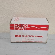 Clayton Mark 6300-1 1 In Bronze Check Valve Inline Plumbing Fitting New Open Box picture
