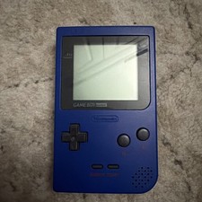 Vintage Nintendo Game Boy Pocket Blue Handheld MGB-001 Tested Working picture
