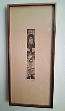 Unique Vintage Mid-Century Original Art 
