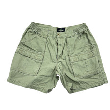 RedHead Cargo Shorts Men 38 Green Canvas Utility Hiking Safari Camp Hike Adult picture