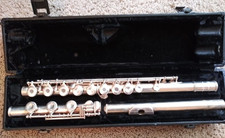 VTG 1949 Selmer Signet Flute. COIN SILVER. Open Hole Inline G Low B Foot  REPAIR picture