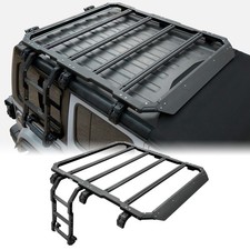OMU Aluminum Roof Rack With Side Ladder For 2018+ Jeep Wrangler CNC Machined picture