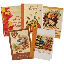Thanksgiving Card Assortment, Set of 20 picture