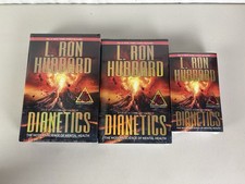 L. Ron Hubbard Dianetics  75th Anniversary Commemorative Set Of 3 Book Set picture