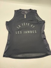 Rapha Men's Pro Team Sleeveless Race Base Layer La Tête Et Les Jambes XXL Black picture