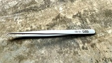 RUBIS SWISS Model SSB-SA CURVED SHARP TIP TWEEZER STAINLESS PRO GRADE 25 avail picture