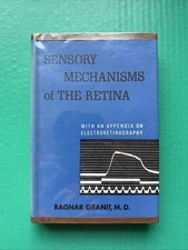 Sensory Mechanisms of the Retina (1963) By Ragnar Granit HC Ex-lib VG w/ DJ RARE picture