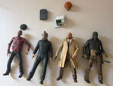 NECA Horror Action Figure Lot Freddy Krueger Jason Voorhees Dr Loomis AS IS  picture