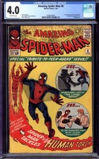 AMAZING SPIDER-MAN #8 CGC 4.0 OW PAGES // 1ST APP OF THE LIVING BRAIN 1964 picture