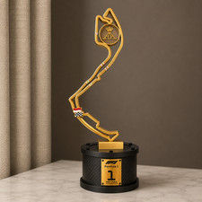 F1 Monaco Grand Prix Trophy Model Scale 1:1 Collectible Display Decor Formula 1 picture