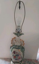 Vintage Italian Capodimonte Style Ceramic Table Lamp 33