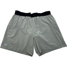 Janji Shorts Mens Medium teal AFO Vent Multi Athletic Pull On 6” Run Gym Lined picture