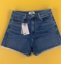 $179 PAIGE Margot Denim VIENNESE  2.5” SHORTS Size 27 picture