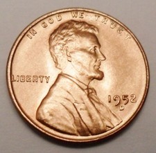 1952 D Lincoln Wheat Cent / Penny  AVE CIRCULATED  **FREE SHIPPING** picture