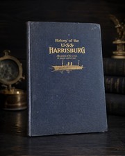 1919 History USS Harrisburg WWI Troop Transport R.B. Holt Illustrated Navy picture