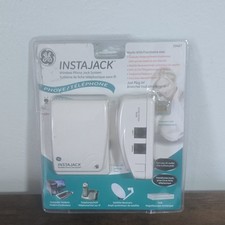 NEW GE InstaJack 2 Wireless Phoneline Jack 86597 Vintage NOS NEW OLD STOCK picture