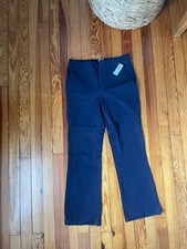 Gap High Rise Kick Fit navy pants size 6 picture