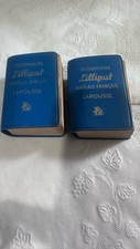 Vintage Lilliput Dictionary 1961 Larousse English French Francais Anglais Set 2 picture
