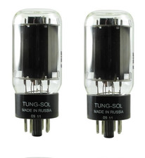 New Tung-Sol Matched Pair (2) 6L6GC STR Tubes-Valves Tested Highest Quality Tone picture