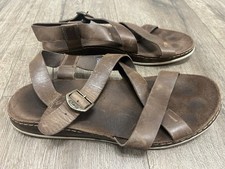 CHACO Wayfarer Sandals Sz 10 Otter Brown Full Grain Leather Boho J106530 picture