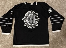Twiztid MNE Majik Ninja Hockey Jersey Black Embroidered Size Medium picture