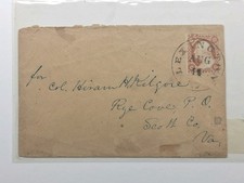 1850s 3c George Washington Cover Col Hiram Kilgore Rye Cover Scott Co VA Postal  picture