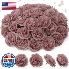 Thiccywoov 50 Pcs Artificial Silk Rose Heads 3.2