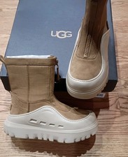 Mens UGG PEAKMOD Mud &Waterproof BOOT Chestnut SUEDE ZIP BOOT ALL DAY COMFORT  9 picture