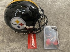 James Harrison Pittsburgh Steelers Autographed Football Helmet Radtke Sports  picture