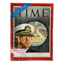 VTG Time Magazine June 23, 1952 Vol 59 No. 25 Harry Manning of SS United States picture
