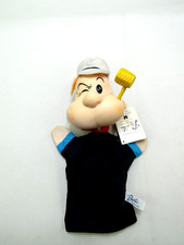 VTG Popeye The Sailor Hand Puppet Doll 1987 By Presents w/ Tag Big Head Retro TV picture