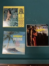 Vintage Hawaii Vinyl Record Lot (3 LPs) Mancini Polynesian picture