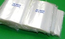 9x12 Reloc Clear 2 Mil 500 Bags Large Recloseable 9