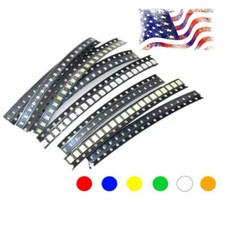 100pcs SMD LED 0402 0603 0805 1206 3528 5730 Diodes Single Chip RGB Light PCB picture