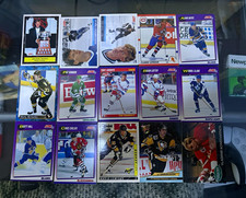 Vintage NHL Hockey Card Lot 15 Lemieux Messier Hull Chelios 1990s Cards picture