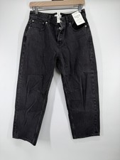 Madewell Women's The Darted Barrel-Leg Jean Sz 26 Petite Rigid Denim NWT picture