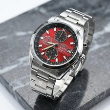 Orient Sport Chronograph Men Watch Japanese Quartz Tachymeter  Waterproof picture