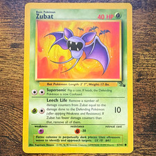 The Pokémon Company Zubat Fossil 57/62 Common Unlimited ENG HP40 Regular picture