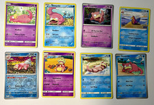 Pokémon TCG Slowpoke Slowbro Slowking 8-Card Lot English Holo/Reverse/Regular picture